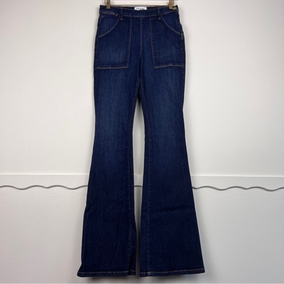 FRAME Le Flare de Francoise Y2K 90s Jeans - Picture 3 of 9